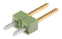 826629-2 TE Connectivity AMPMODU MOD II Series Straight Through Hole Pin Header, 2 Contact(s), 2.54 mm Pitch, 1 Row, Unshrouded