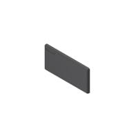 3842548781 Bosch Rexroth Black PP Cover Cap, 30 x 60 Strut Profile, 8mm Groove