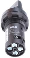 1sfa619200r1076-c2ss1-10b-11 ABB Short Handle Black Selector Switch - 22mm Cutout Diameter 2 Positions