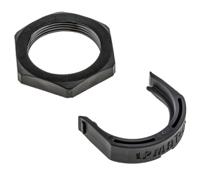 bvnv-m329 PMA Straight, Conduit Fitting, 29mm Nominal Size, M32, PA 6, Black IP68 rating