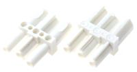 9303059580 Wieland ST18 Series Distribution Block, 3-Pole, Male to Female, 3-Way, 16A, IP20