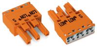 770-1343 WAGO 770 Series Socket, 3-Pole, Female, Cable Mount, 25A, IP20