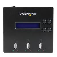 usbdup12 StarTech.com USB 2.0 Hard Drive Dock Duplicator for 3 Drives USB Flash Drive Hard Drive