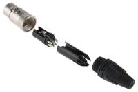 nc6fxx Neutrik Cable Mount XLR Connector, Female, 50 V, 6 Way, Silver over Nickel Plating