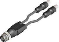201-7231 RS PRO Male 4 way M12 to Female 3 way M8 Sensor Actuator Cable, 1 m