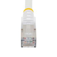 nlwh-750-cat6a-patch StarTech.comNLWH, 7.5m Cat6a, White RJ45 to Male RJ45 Male, Braid Shielded, Terminated LSZH Sheath