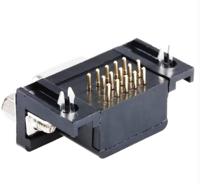 199-114 RS PRO 15 Way Right Angle Through Hole D-sub Connector Socket, 2.29mm Pitch