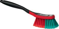 525252 Vikan Soft Bristle Black Scrubbing Brush, 45mm bristle length, Polyester bristle material
