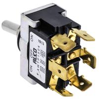 awtp1504 TE Connectivity Toggle Switch, Panel Mount, On-Off-On, DPDT, Tab Terminal