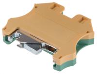 878-7550 RS PRO 2-Way DIN Rail Earth Block, 1.5 to 10mm², 16 → 6 AWG Wire, Screw