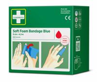 51011010 Cederroth Polyurethane Foam Blue Self Adhesive Bandage, 1Box Per Package 4.5m