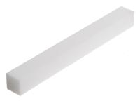 158-3124 Machinable Glass Ceramic Square Bar, 100mm L, 10mm W, 10mm H
