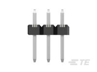 2842126-3 TE Connectivity AMPMODU Series Straight Through Hole Pin Header, 6 Contact(s), 2 mm Pitch, 2 Row, Unshrouded