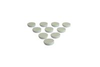 rm768w Eclipse Button Magnet 30mm Self-Adhesive Ferrite, 0.5kg Pull