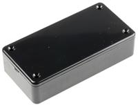 1591abk Hammond 1591 Series Black Flame Retardant ABS Enclosure, IP54, Black Lid, 100 x 50 x 25mm