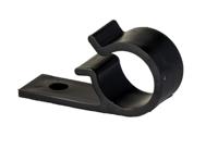 211-70104-6d20-pom-bk HellermannTyton Black Polyacetal D-shaped clip, 20mm Max. Bundle