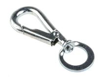 470-755 RS PRO Zinc Plated Steel Swivel Spring Hook