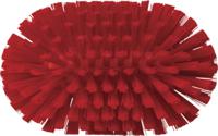 70374 Vikan Hard Bristle Red Scrubbing Brush, 40mm bristle length, Polyester bristle material