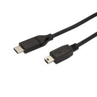 usb2cmb2m StarTech.com USB 2.0, Male USB C to Male Mini USB B, 480Mbps, 2m