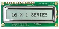 161a-bc-bc Displaytech 161A-BC-BC Alphanumeric LCD Display, Yellow on Green, 1 Row by 16 Characters, Transflective