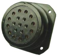 slgdef419ar Amphenol Socapex Circular Connector, 19 Contacts, Panel, Standard Connector, Socket, Female, IP55, SL Series