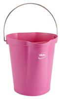 56861 12L Plastic Pink Bucket With Handle