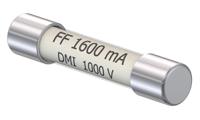 690013 Staubli 1.6A FF Cartridge Fuse, 6.3 x 32mm