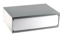232-276 RS PRO Grey Cold Rolled Steel Instrument Case, 300 x 200 x 100mm