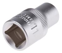 830-4098 RS PRO 1/2 in Drive 11mm Standard Socket, 12 point