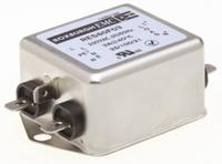 res60f03 Roxburgh EMC, RES60 3A 250 V ac DC → 400Hz, Chassis Mount RFI Filter, Fast-On, Single Phase