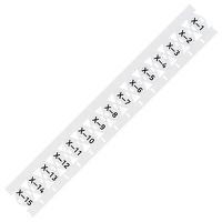 211-835-1 WAGO 211 Tie On Cable Marker, White, Pre-printed "Plain", for Smart Printer,