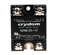 hd48125-10 Sensata Crydom HD Series Solid State Relay, 125 A Load, Panel Mount, 530 V ac Load, 32 V Control