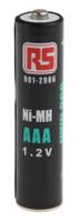 901-2986 RS PRO NiMH Rechargeable AAA Battery, 900mAh, 1.2V