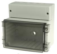 pc-1716-3-enclosure Fibox CARDMASTER Grey, Polycarbonate Enclosure, 188 x 160 x 134mm