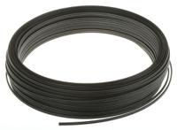 un1902-60 Niebuhr Duplex Fibre Optic Cable, 1mm, Black, 60m