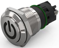 82-51622000b002 EAO 82 Series Push Button Switch, Latching, Panel Mount, 19mm Cutout, SPDT, 240V, IP65, IP67