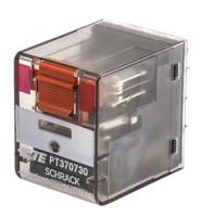 pt370730-6-1419111-9 TE Connectivity PCB Mount Power Relay, 230V ac Coil, 10A Switching Current, 3PDT