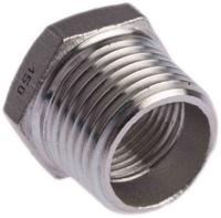 499-3445 RS PRO Stainless Steel Pipe Fitting Hexagon Bush, Male R 1/2in x Female G 3/8in