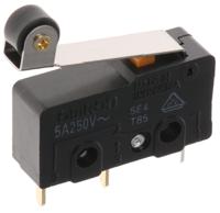 ss-5gl2d Omron Roller Lever Micro Switch, Through Hole Terminal, 5 A @ 125 V ac, SPDT, IP40