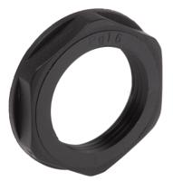 53019240 Lapp Black Fibreglass PA Cable Gland Locknut, PG16 Thread, IP68