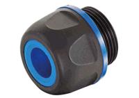 19155035197 HARTING Han CGM-P F+B Series Blue Polyamide Cable Gland, M25 Thread, 13mm min., 16mm max., IP67, IP69