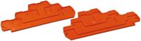 870-569 WAGO 870 Series End and Intermediate Plate for Use with 870 Series Triple Level Terminal Blocks