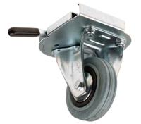 40741 Zarges Fixed Castor Wheel, 90kg Capacity, 100mm Wheel