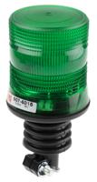 907-6015 RS PRO Green Flashing Beacon, 10 → 100 V dc, Flexi DIN Mount, LED Bulb, IP56
