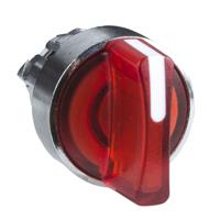 zb4bk1243 Schneider Electric Harmony XB4 2 Position Selector Switch Head Standard Handle Red Stay Put
