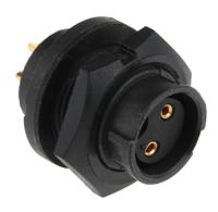en3p2f16x Switchcraft Circular Connector, 2 Contacts, Panel, Standard Connector, Plug, Female, IP68, IP69K, EN3 Series