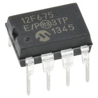 pic12f675-ep Microchip PIC12F675-E/P, 8 bit PIC, PIC12F675 Microcontroller, 20 MHz, 1.75kB FLASH, 8-Pin PDIP