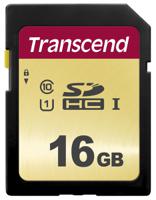 ts16gsdc500s Transcend 16 GB SDHC SD Card, Class 10
