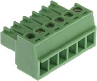 1803617 Phoenix Contact, 3.81mm Pitch, MC 1.5/ 6-ST-3.81, 6 Way, , Pluggable Terminal Block, Plug, Cable Mount, Screw