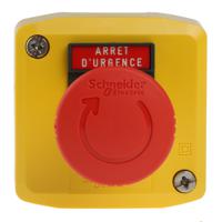 xalk1781 Schneider Electric Harmony XALK Series Twist Release Emergency Stop Push Button, Surface Mount, 1NC